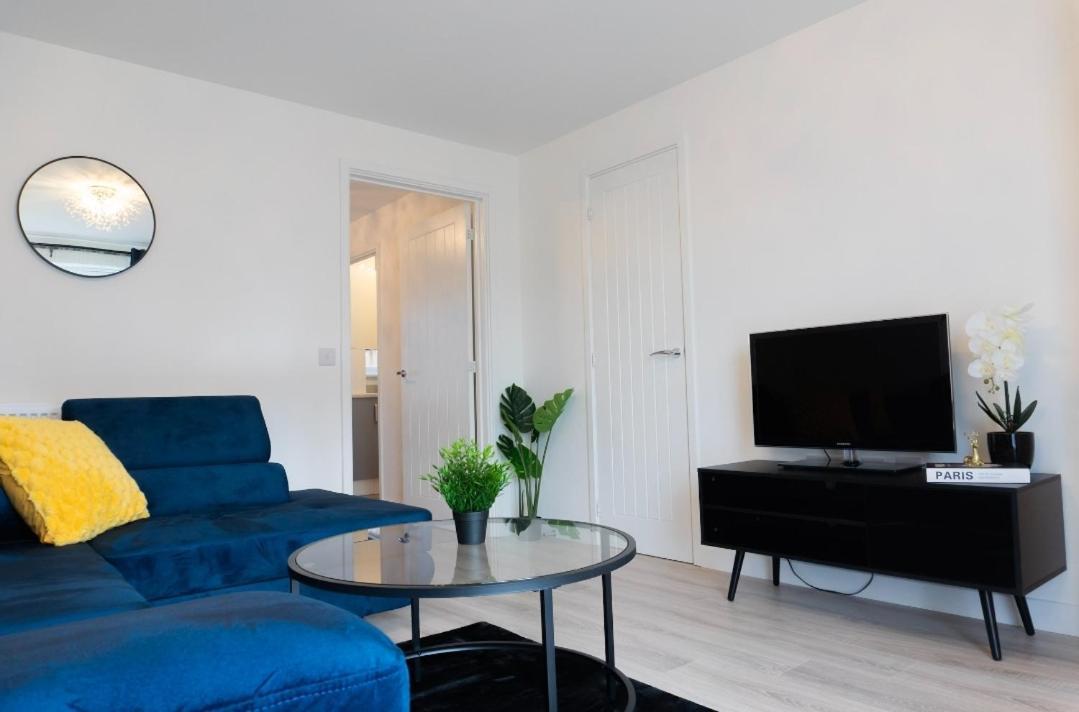 Villa Stylish House With Private Parking Glasgow Exterior foto